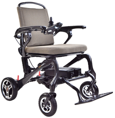 Elektryczny wózek inwalidzki z włókna węglowego Nowość